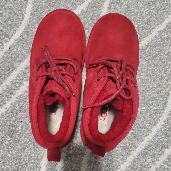 New UGG NEUMEL Chukka Boot Big Kid-Samba Red - Picture 6 of 10